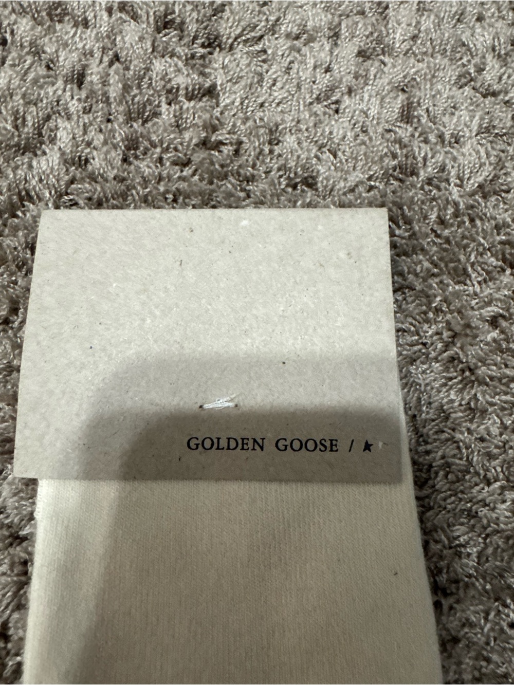 Golden goose socks in aged white with multicolor - Picture 2 of 4